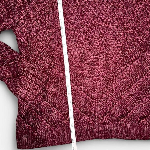 Forever 21 Burgundy Knit Crew Neck Sweater - Picture 8 of 8